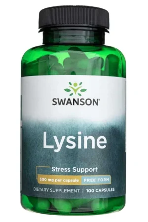 Swanson L-Lysine 500 mg - 100 Capsules Save Now