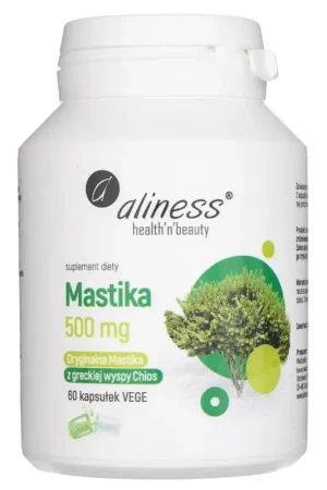 Aliness Mastika, powdered resin Pistacia lentiscus 500 mg - 60 Veg Capsules Final Sale