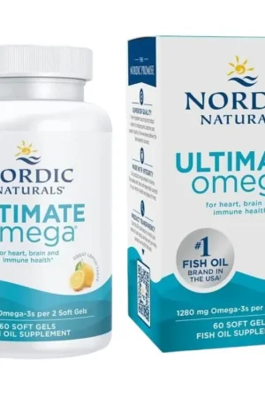 Best Choice Nordic Naturals Ultimate Omega, lemon flavour - 60 Softgels
