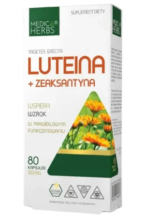 Medica Herbs Lutein + Zeaxanthin - 80 Capsules Time-Limited
