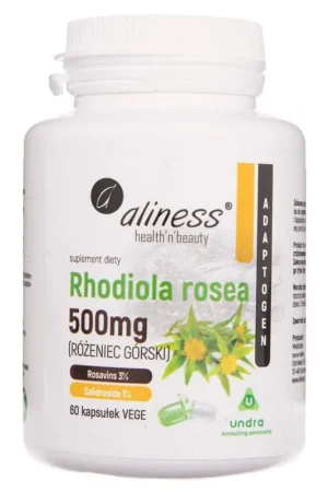 Aliness Rhodiola Rosea 500 mg - 60 Veg Capsules Hot Picks