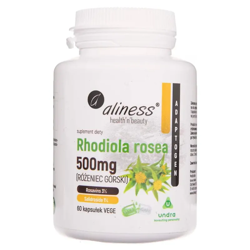 Aliness Rhodiola Rosea 500 mg - 60 Veg Capsules Hot Picks