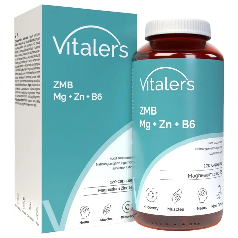 Vitaler‘s ZMB Mg + Zn+ B6 - 120 Capsules Factory Price