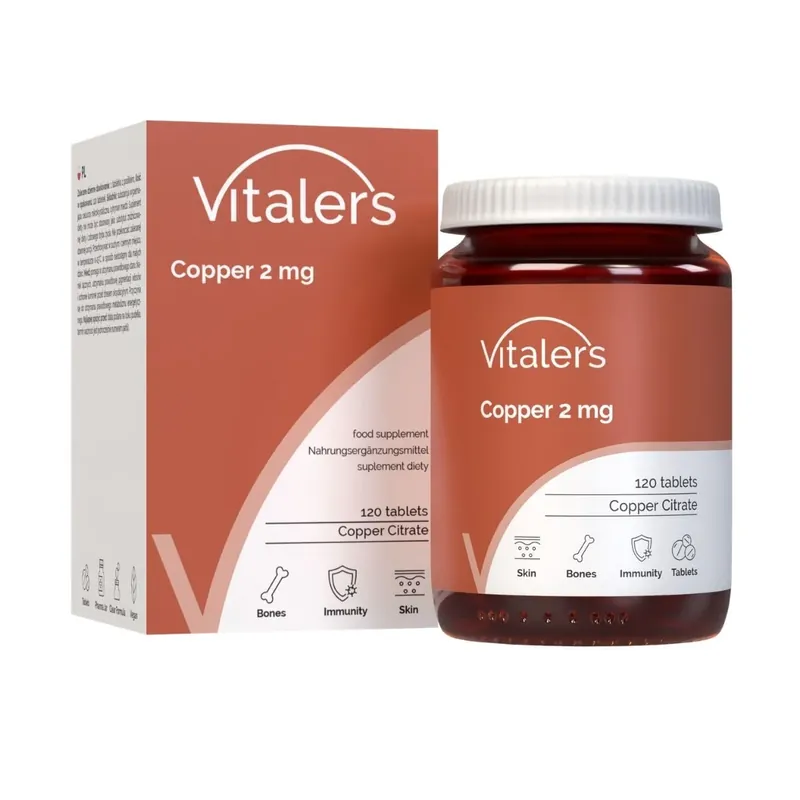 Vitaler‘s Copper 2 mg - 120 Tablets Today Only