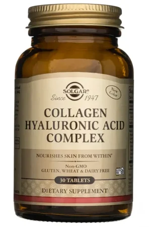 Buy Direct Solgar Collagen Hyaluronic Acid Complex - 30 Tablets