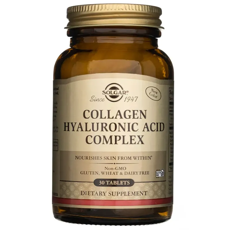 Buy Direct Solgar Collagen Hyaluronic Acid Complex - 30 Tablets