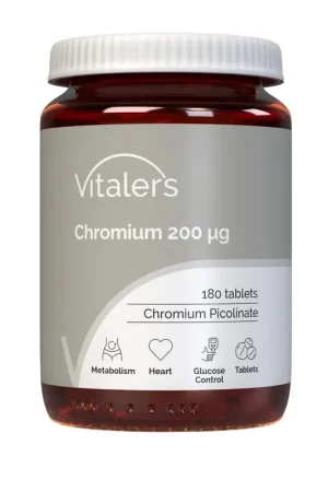 Vitaler‘s Chromium 200 mcg - 180 Tablets Crafted