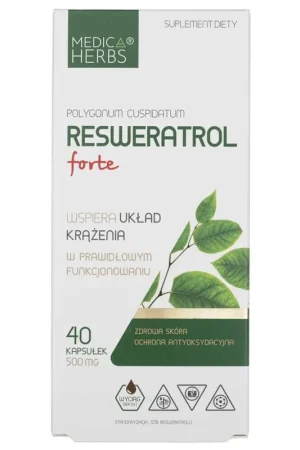 Must Have Medica Herbs Resveratrol Forte 500 mg - 40 capsules