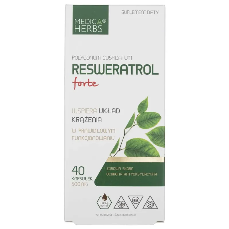 Must Have Medica Herbs Resveratrol Forte 500 mg - 40 capsules