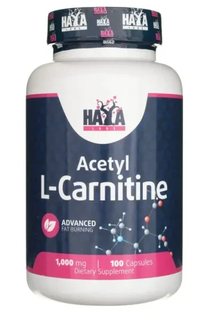 Haya Labs Acetyl L-Carnitine 1000 mg - 100 Capsules Reduced Price