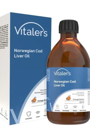 Vitaler‘s Omega-3 Norwegian Cod Liver Oil 1250 mg , Orange - 250 ml Hot Picks