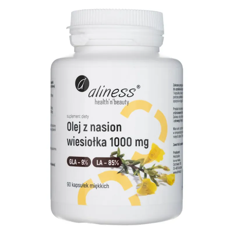 Aliness Evening Primrose Oil 9% 1000 mg - 90 Softgels Price Drop