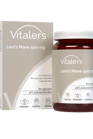 Vitaler‘s Lion‘s Mane 500 mg - 60 Capsules Seasonal Sale