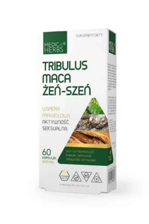 Medica Herbs Tribulus Maca Ginseng - 60 Capsules Top Rated