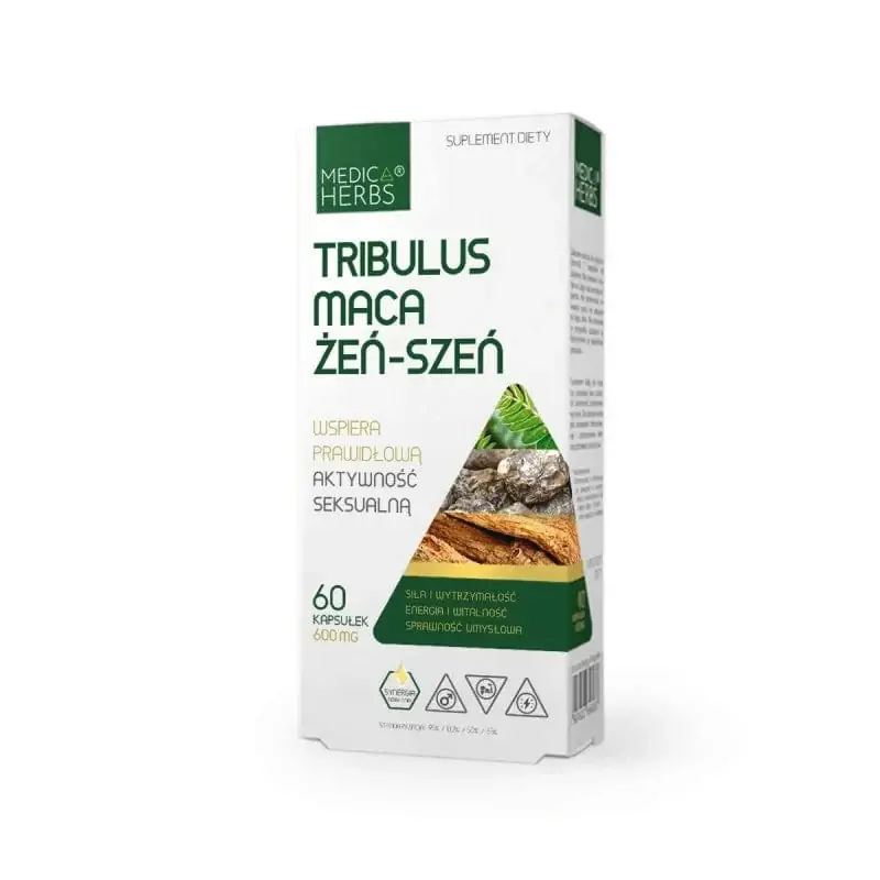 Medica Herbs Tribulus Maca Ginseng - 60 Capsules Top Rated