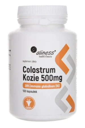 Aliness Colostrum Goat IG 28% 500 mg - 100 Capsules Latest