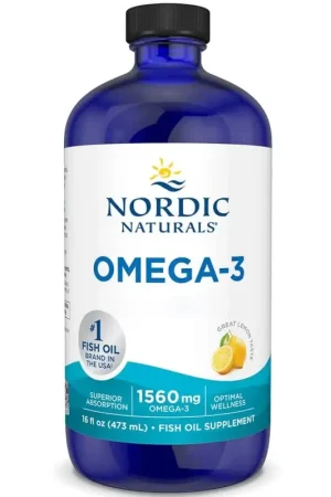 Buy Online Nordic Naturals Omega-3 1560 mg, Lemon Flavour - 473 ml