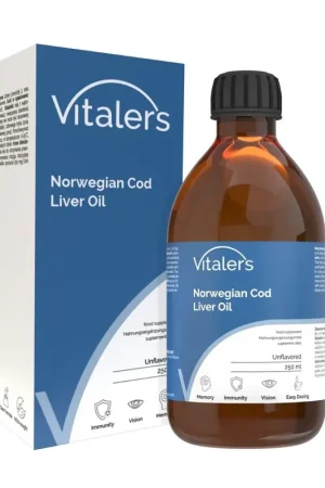 Special Offer Vitaler‘s Omega-3 Norwegian Cod Liver Oil 1250 mg, Unscented - 250 ml