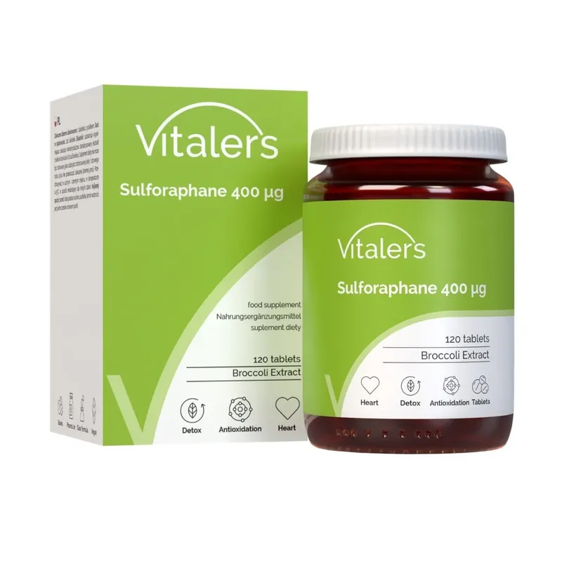 Vitaler‘s Sulforaphane 400 mcg - 120 Tablets Fresh Stock