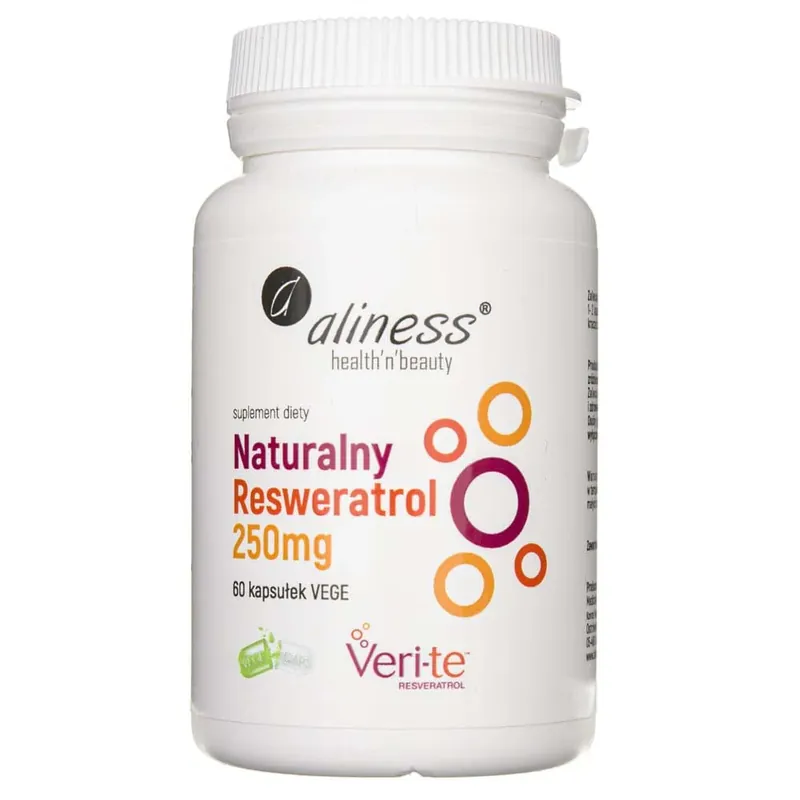 Aliness Natural Resveratrol Veri-Te 250 mg - 60 Veg Capsules Discount