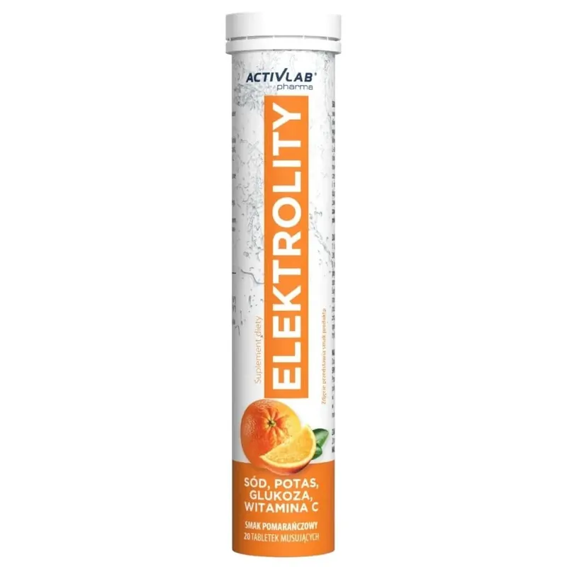 Activlab Pharma Electrolytes, Orange - 20 Effervescent Tablets Hassle-Free Returns