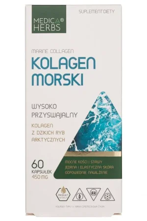 Medica Herbs Marine Collagen 450 mg - 60 Capsules Secure Checkout