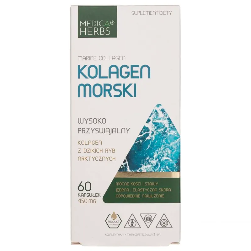 Medica Herbs Marine Collagen 450 mg - 60 Capsules Secure Checkout