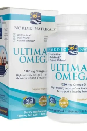 Nordic Naturals Ultimate Omega, Lemon Flavour - 120 Softgels Sale