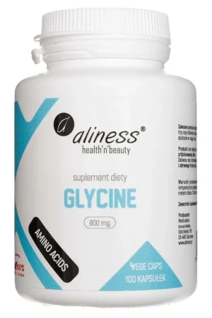 Aliness Glycine 800 mg - 100 Veg Capsules Fast Shipping