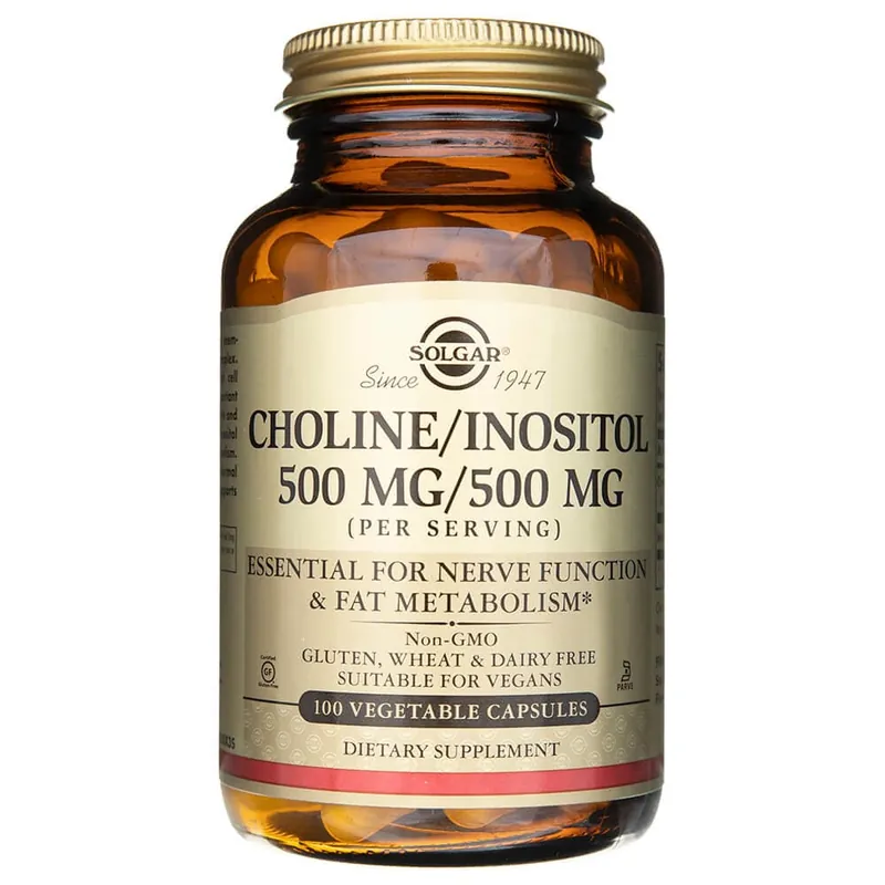 Don't Miss Out Solgar Choline / Inositol 500 mg - 100 Veg Capsules