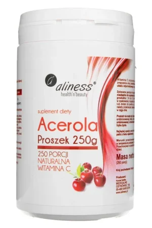 Aliness Acerola powder (Natural Vitamin C) - 250 g High Quality