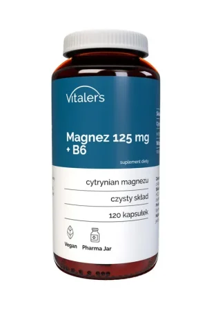 One Day Deal Vitaler‘s Magnesium 125 mg + Vitamin B6 - 120 Capsules