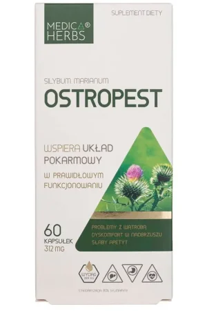 Professional Grade Medica Herbs Thistle 312 mg - 60 Capsules
