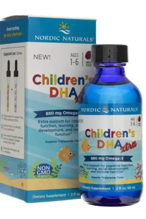 Nordic Naturals Children‘s DHA Xtra, Berry Flavour - 60 ml Save Now