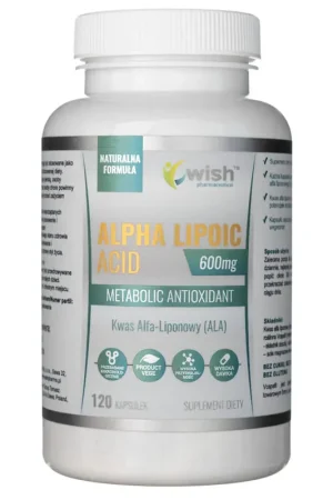 Wish Alpha Lipoic Acid (ALA) 600 mg - 120 Capsules Trending
