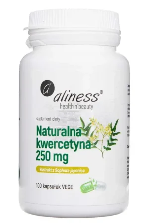 Aliness Natural Quercetin 250 mg - 100 Veg Capsules In Demand