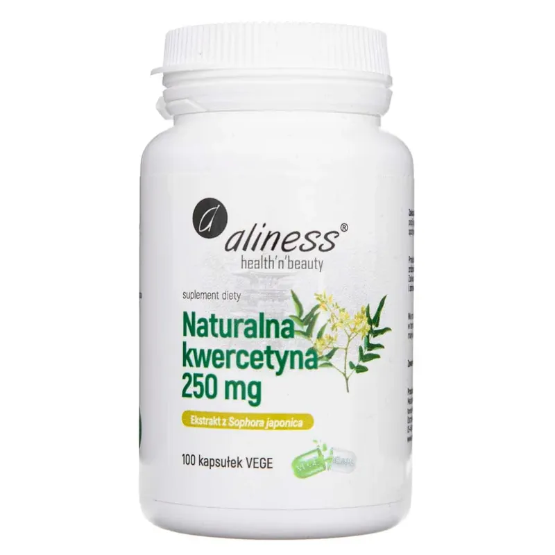Aliness Natural Quercetin 250 mg - 100 Veg Capsules In Demand