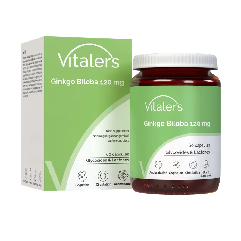 Vitaler‘s Ginkgo Biloba 120 mg - 60 Capsules Buy Today