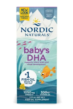 Don't Miss Out Nordic Naturals Baby‘s DHA 1050 mg Omega-3 + Vitamin D3 300 IU - 60 ml