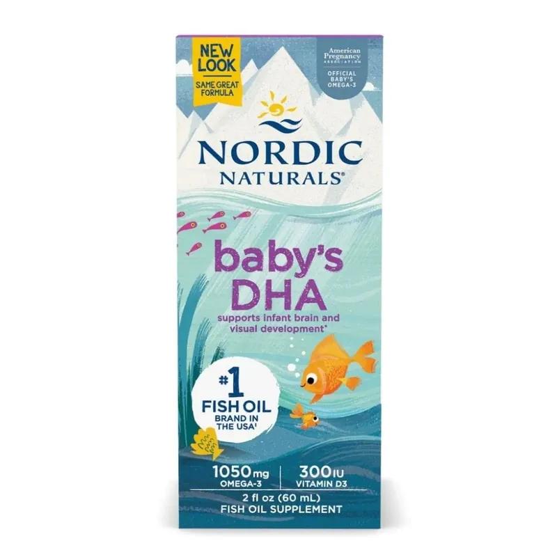 Don't Miss Out Nordic Naturals Baby‘s DHA 1050 mg Omega-3 + Vitamin D3 300 IU - 60 ml