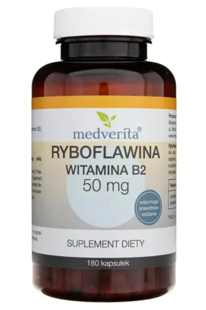 Buy Today Medverita Riboflavin (Vitamin B2) 50 mg - 180 Capsules