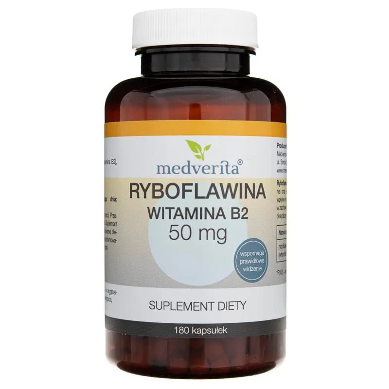 Buy Today Medverita Riboflavin (Vitamin B2) 50 mg - 180 Capsules