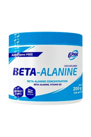 6PAK Beta-Alanine, powder - 200 g Premium
