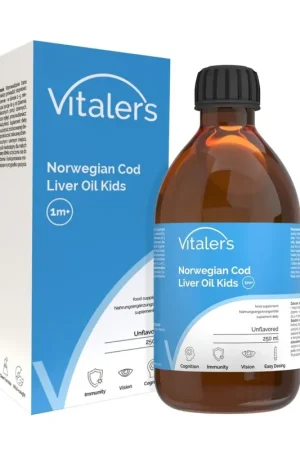 Vitaler‘s Norwegian Cod Liver Oil Kids, 1250 mg - 250 ml Best Choice