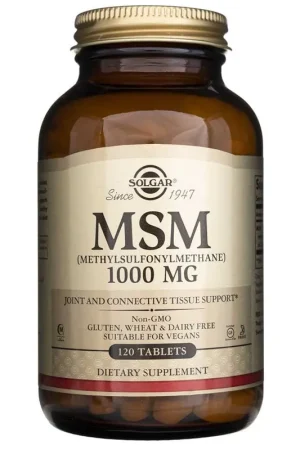 Clearance Solgar MSM 1000 mg - 120 Tablets
