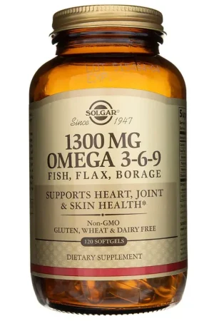 Top Rated Solgar Omega 3-6-9 1300 mg - 120 Softgels
