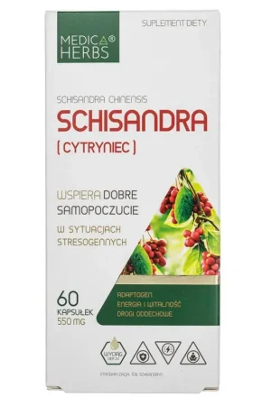 Best Price Medica Herbs Schisandra 550 mg - 60 Capsules