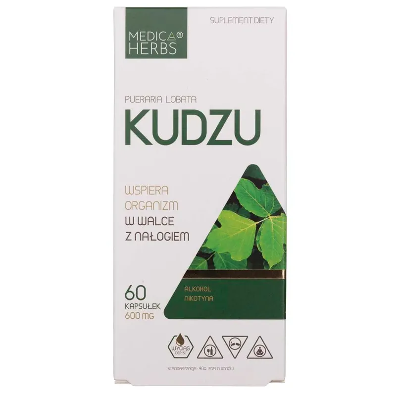 Best Price Medica Herbs Kudzu Root 600 mg - 60 Capsules