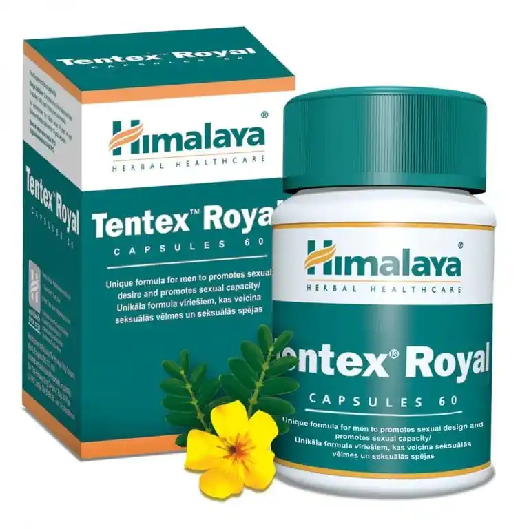 Certified Himalaya Tentex Royal - 60 Capsules