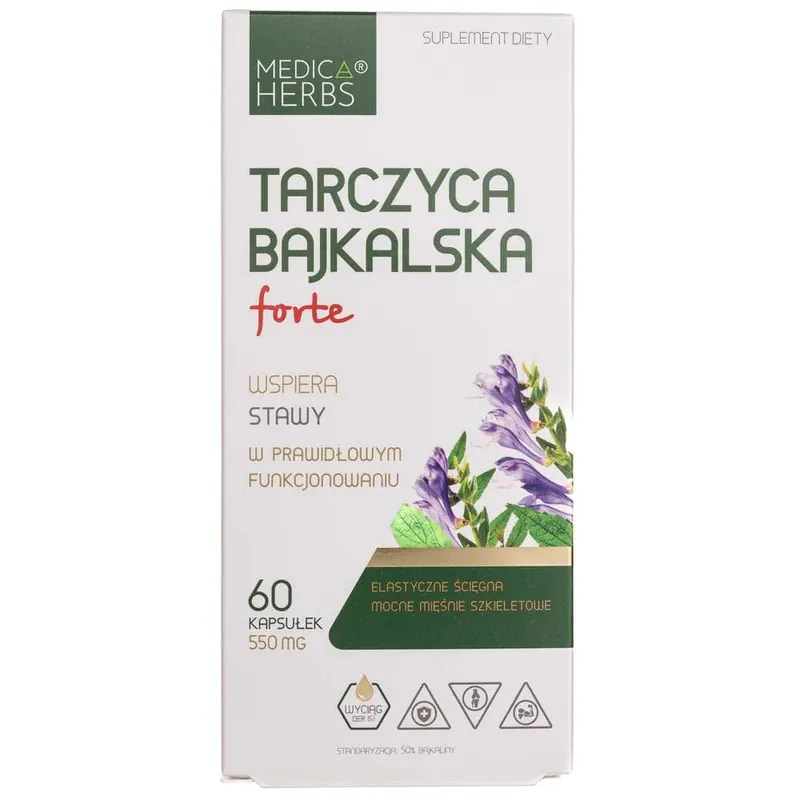 Medica Herbs Baikal Skullcap Forte 550 mg - 60 Capsules Buy Online